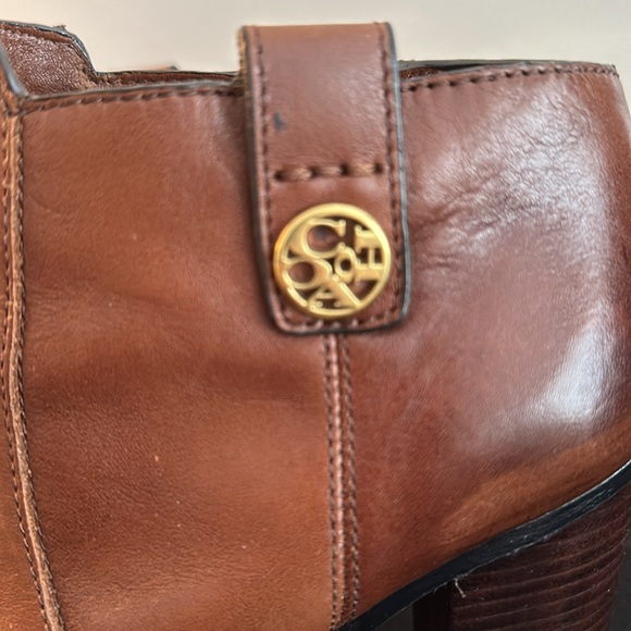 Coach booties. Size 7.5. Chestnut color. - Picture 3 of 11